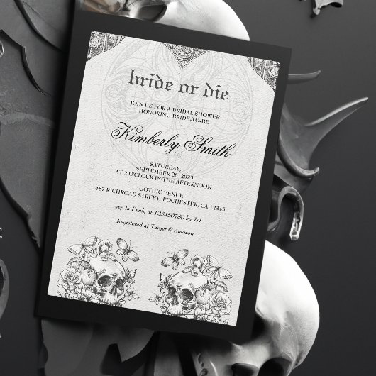 Bridal Shower Invitation Kaart