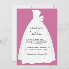 Bridal Shower Invitation {Roze} Kaart