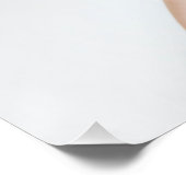 Bridal Shower Invitation RSVP Card Magnet Poster (Coin)