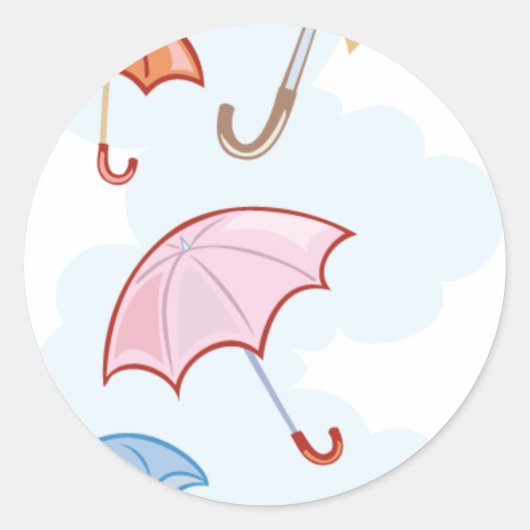 Bridal Shower Invitation Seal Ronde Sticker (Voorkant)