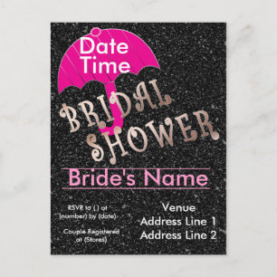 Bridal Shower Invitation Sjabloon