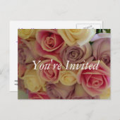 Bridal Shower Invitation Sjabloon (Voorkant / Achterkant)