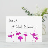 BRIDAL SHOWER INVITATION SJABLOON KAART (Staand voorkant)