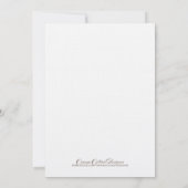 Bridal Shower Invitation - Tea Kaart (Achterkant)