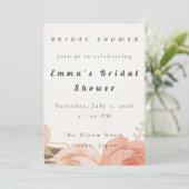 Bridal shower Invitation Template (Debout devant)