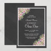 Bridal Shower Invitation Template (Devant / Derrière)