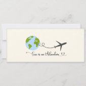 Bridal Shower Invitation, Verloving Invitation Kaart (Achterkant)