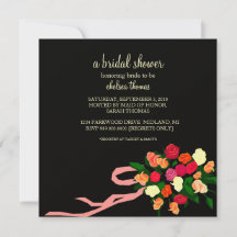 Bridal Shower Invitation [zwart]