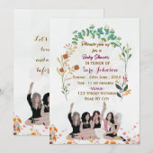 Bridal Shower Invitations  (Devant / Derrière)