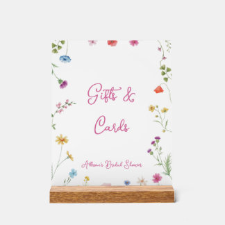 Bridal Shower "love in bloom" Gifts & Cards