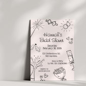 Bridal Shower, Modern Boho Minimalist,chic,    Kaart