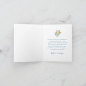 Bridal Shower Tea Party Invitation Thank You Card (Intérieur)