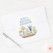 Bridal Shower Tea Party Stickers (Envelop)