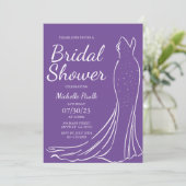 Bridal Shower-uitnodiging Kaart (Staand voorkant)