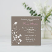 Bridal Shower-uitnodiging Kaart (Staand voorkant)