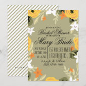 Bridal Shower-uitnodiging Kaart (Voorkant / Achterkant)