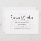 Bridal Shower-uitnodiging Kaart (Achterkant)