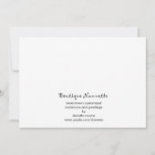 Bridal Shower-uitnodiging Kaart (Achterkant)