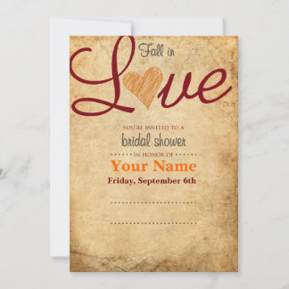 Bridal Shower-uitnodiging Kaart