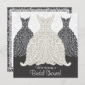 Bridal Shower-uitnodiging Kaart (Voorkant / Achterkant)