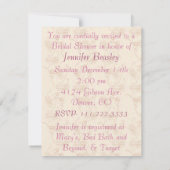 Bridal Shower-uitnodiging Kaart (Achterkant)