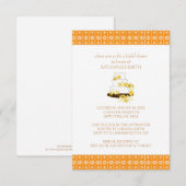 Bridal Shower-uitnodigingen Kaart (Voorkant / Achterkant)