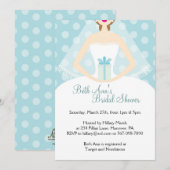 Bridal Shower-uitnodigingen Kaart (Voorkant / Achterkant)