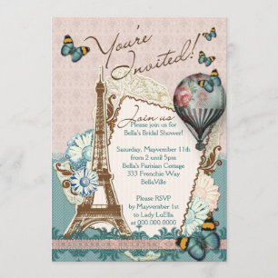 Bridal Shower-uitnodigingen Kaart