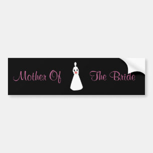 Bridal Silhouette I moeder van de bride Bumpersticker
