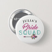 Bridal Squad Bride Badges Bachelorette Tribe Pins Ronde Button 5,7 Cm (Voorkant /achterkant)