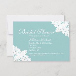 Bridal Tea of Shower nodigt uit Bridal Lace Kaart