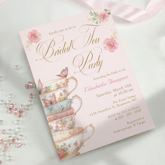 Bridal Tea Party Kaart
