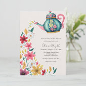 Bridal Tea Party Shower Kaart (Staand voorkant)