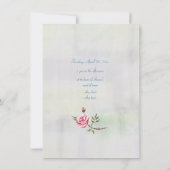 Bridal Tea Party Shower Uitnodiging (Achterkant)