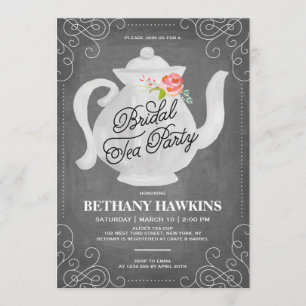 Bridal Tea Party VRIJGEZELLENFEEST Kaart