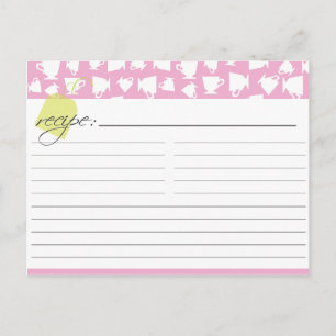 Bridal Tea Recept Kaart