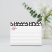 Bridal Tea Recept Kaart (Staand voorkant)