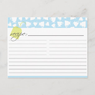 Bridal Tea Recipe Card Briefkaart