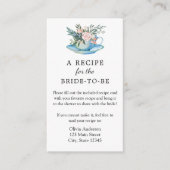 Bridal Tea Recipe Request Enclosure Card Informatiekaartje (Voorkant)