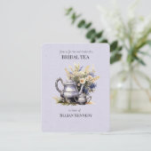 Bridal Tea Shower Uitnodiging (Staand voorkant)