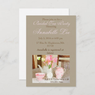 Bridal Tea Uitnodiging