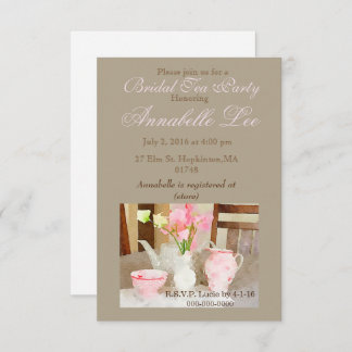 Bridal Tea Uitnodiging