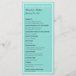 Bridal van Bride & Co Wedding Suite Elegant Ceremo Programma