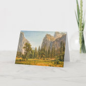 Bridal Veil Herfsten, Californië | Albert Bierstad Kaart (Voorkant)