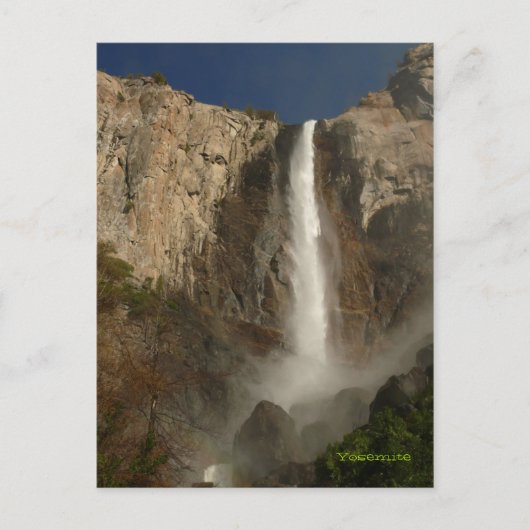 Bridal Veil Herfsten, Yosemite Briefkaart (Voorkant)