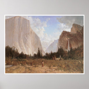 Bridal Veil Herfsten, Yosemite, c. 1870-84 Poster