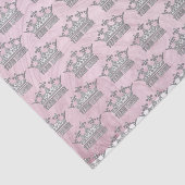 Bridal Weddenschap Bridesmaid Silver Crown Tissuepapier (Detail)