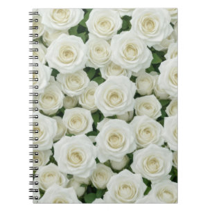 Bridal White Rose Notitieboek
