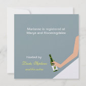 Bridal-wijnuitnodiging Kaart (Achterkant)