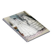 bridale bruidjes Antiek Wit Weddenschap Notitieboek (Rechterzijde)